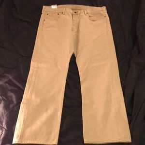 Khaki Men’s Levi Jeans 38W 30L